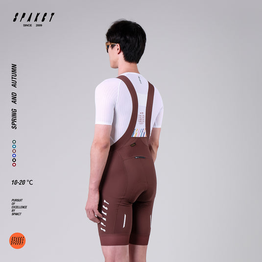 Spakct Spring/Autumn Men's Fleece-lined Cycling Bib Shorts  10-20℃ YC212010