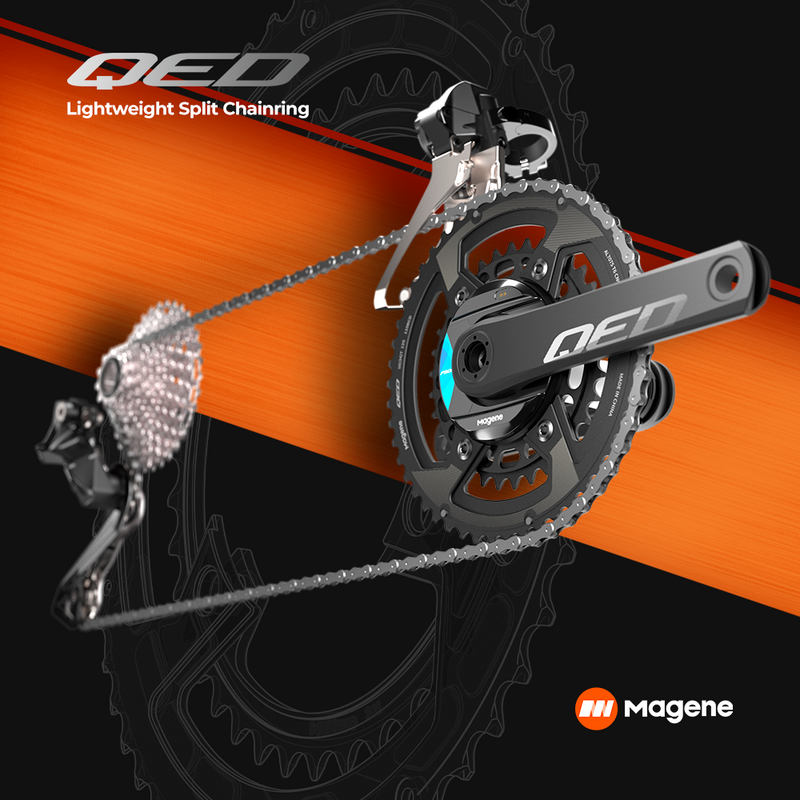 Load image into Gallery viewer, Magene QED Lightweight BCD110 Split Chainring
