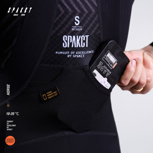 Spakct Junma Women's Fleece-lined Cycling Bib Tights  10-20℃ YC222011