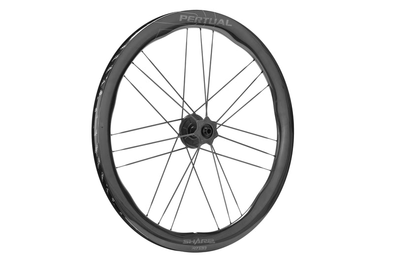 Load image into Gallery viewer, TAVELO PERTUAL SHARP ADV 47/58 Integrated Carbon Spoke Wheelset
