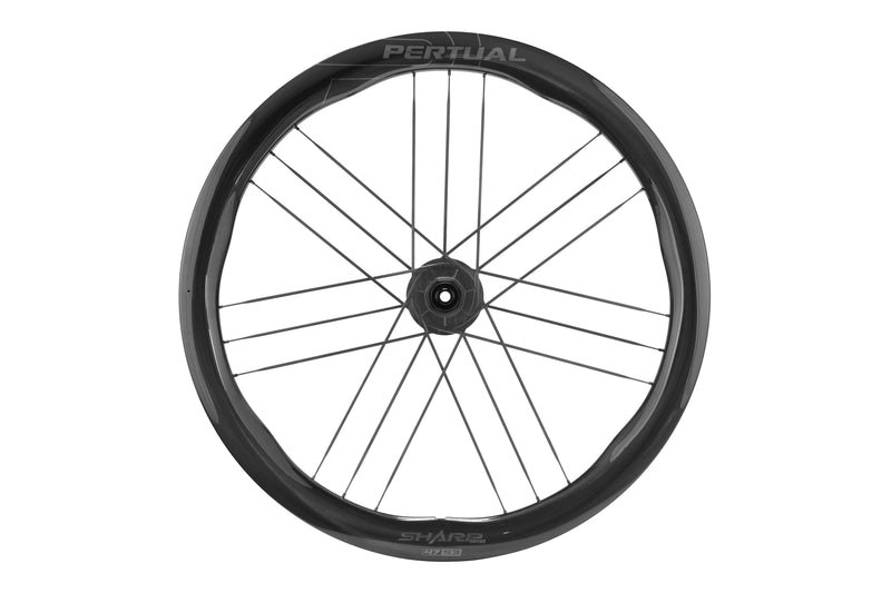 Load image into Gallery viewer, TAVELO PERTUAL SHARP ADV 47/58 Integrated Carbon Spoke Wheelset
