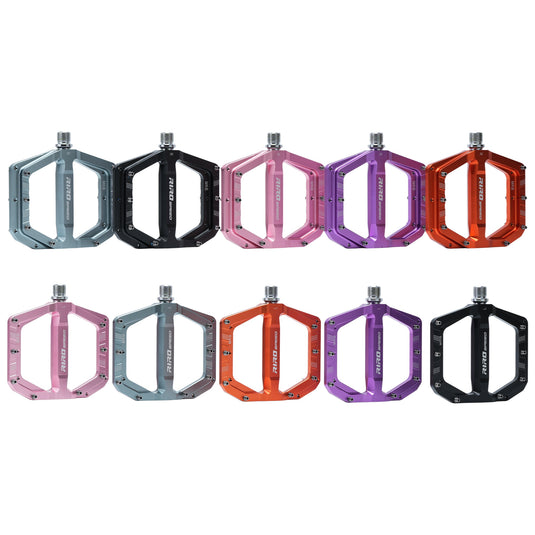 RIRO MK6 CNC Aluminum Flat Pedals | Mountain Bike / Folding Bike / Urban Commuter Pedals K60