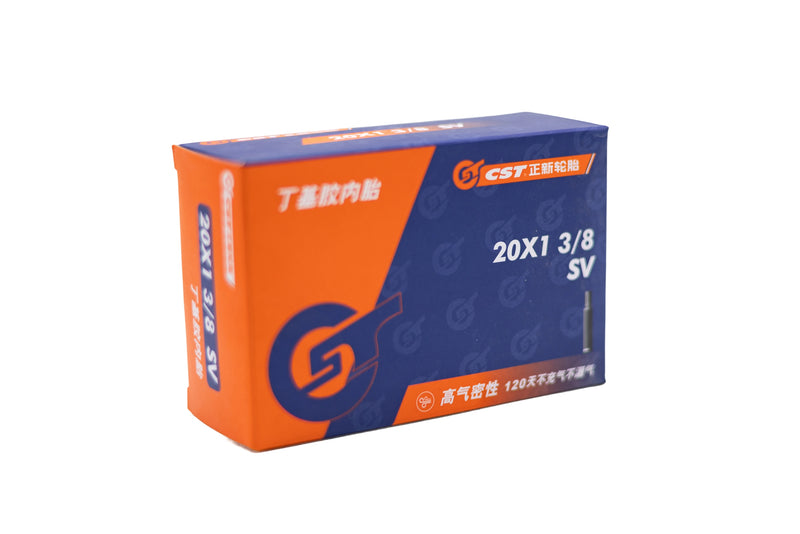 Load image into Gallery viewer, CST Bicycle Inner Tubes 20×1-3/8 Schrader Valve  for 451 Size
