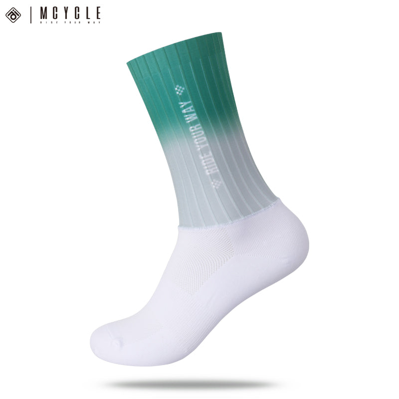 Load image into Gallery viewer, Mcycle Multiple Colors Patchwork Aero Cycling Socks MP048
