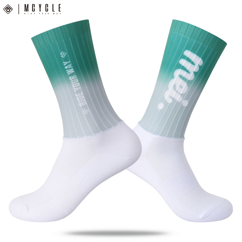 Load image into Gallery viewer, Mcycle Multiple Colors Patchwork Aero Cycling Socks MP048
