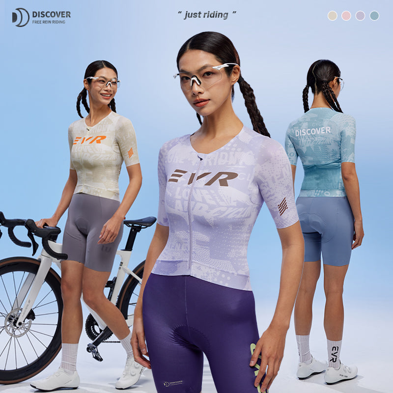 Load image into Gallery viewer, EVR Women’s DISCOVER Ultra-Light Cycling Jersey – 2511
