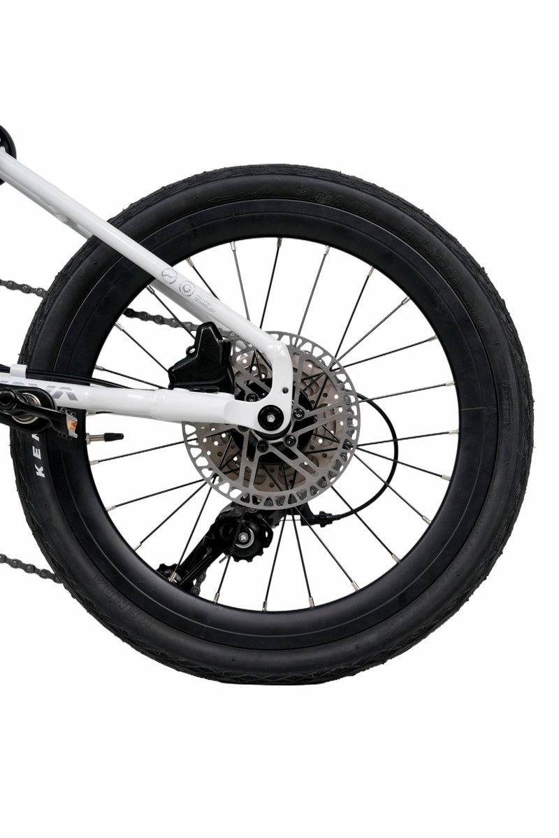 Load image into Gallery viewer, JAVA NEO 9 Speed 16 Inch Triple-fold Folding Bike
