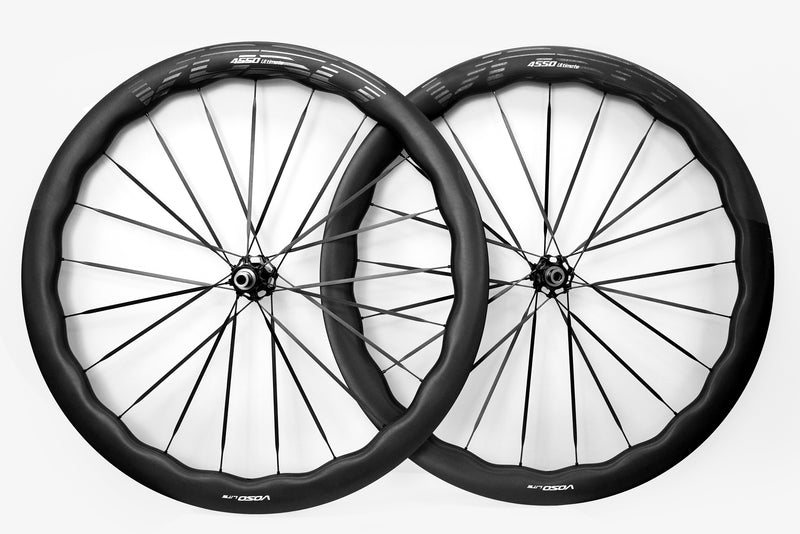 Load image into Gallery viewer, SCOM VOSO Lite Ultimate Undulating Carbon Road Bike Wheels Disc Brake Wheelset
