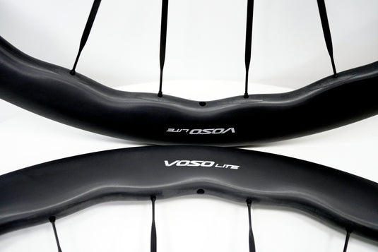 SCOM VOSO Lite Ultimate Undulating Carbon Road Bike Wheels Disc Brake Ceramic Bearings