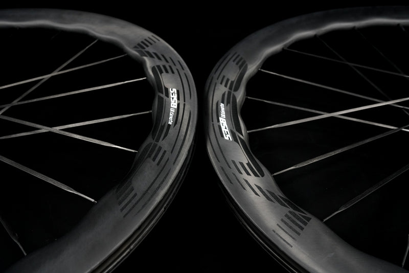 Load image into Gallery viewer, SCOM VOSO Lite Ultimate Undulating Carbon Road Bike Wheels Disc Brake Ceramic Bearings
