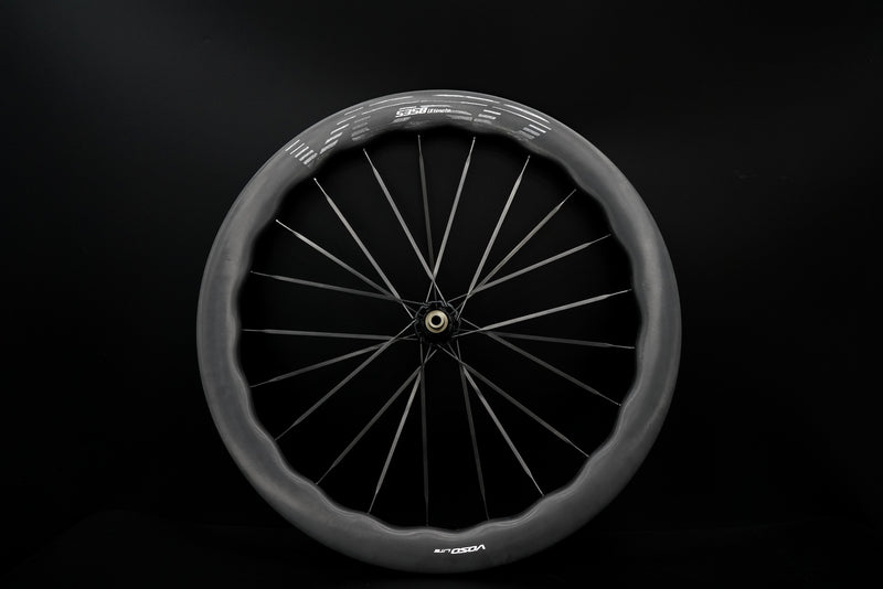 Load image into Gallery viewer, SCOM VOSO Lite Ultimate Undulating Carbon Road Bike Wheels Disc Brake Wheelset
