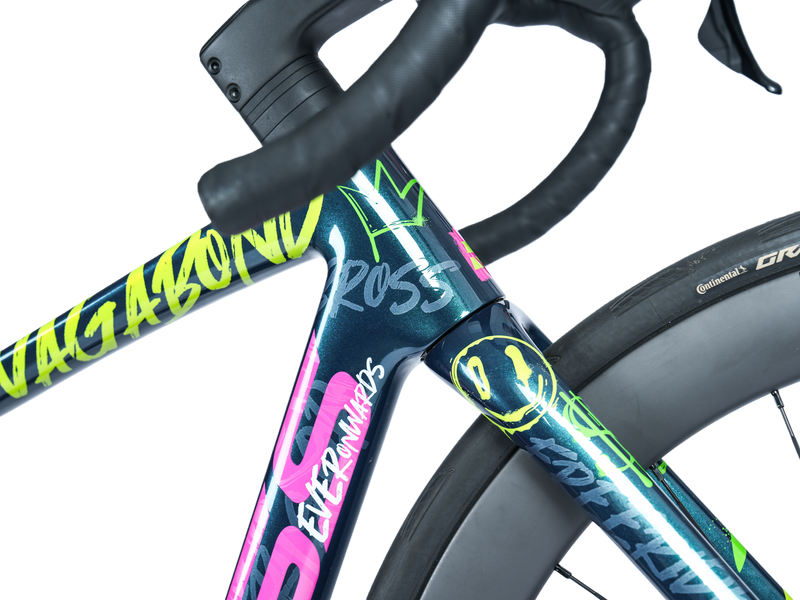 Load image into Gallery viewer, Bross Vagabond 5 plus 105 R7120 Carbon Endurance Road Bike with Carbon Wheels
