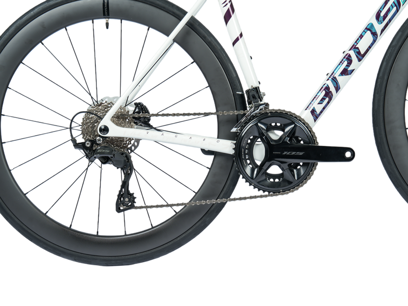 Load image into Gallery viewer, Bross Vagabond 5 plus 105 R7120 Carbon Endurance Road Bike with Carbon Wheels
