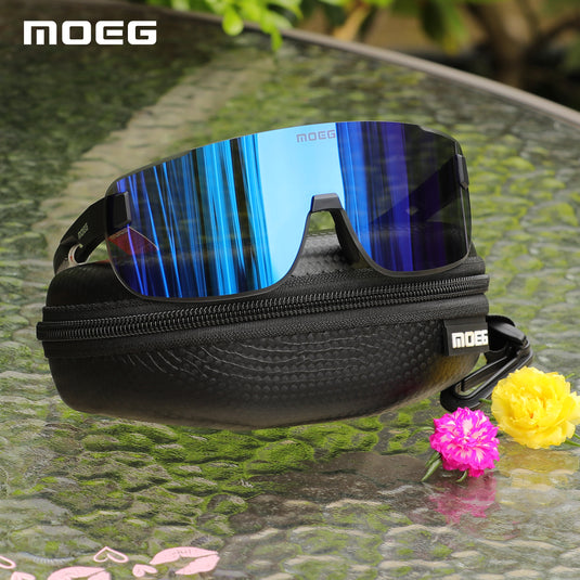 MOEG Cycling Sunglasses with Polarized REVO Lens MO9370