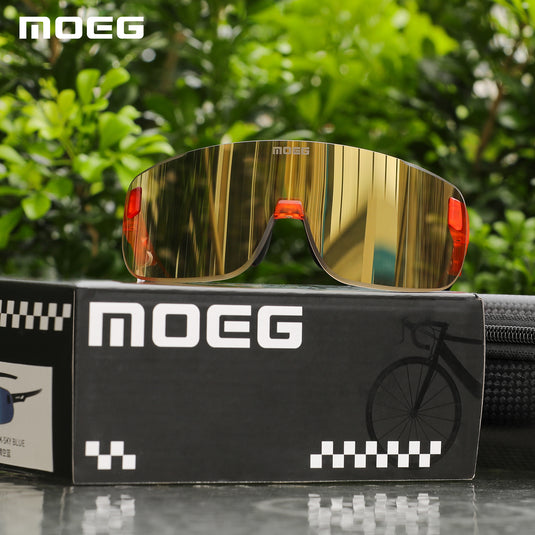 MOEG Cycling Sunglasses with Polarized REVO Lens MO9370