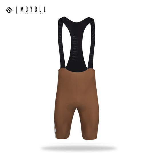 Mcycle Men's Cycling Bib Shorts with Elastic Interface Pads MK077