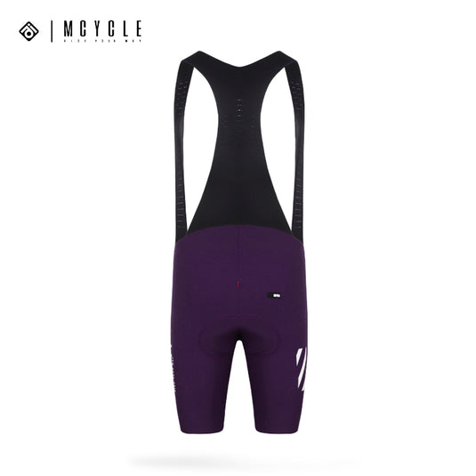 Mcycle Women's Cycling Bib Shorts with Elastic Interface Pads MK077W
