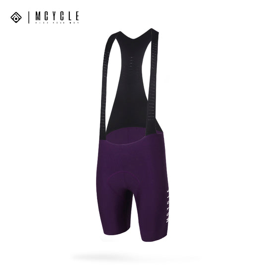 Mcycle Women's Cycling Bib Shorts with Elastic Interface Pads MK077W