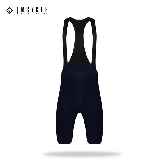 Mcycle Men's Seamless Cycling Bib Shorts with Elastic Interface Pads MK077