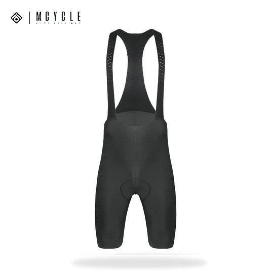 Mcycle Men's Seamless Cycling Bib Shorts with Elastic Interface Pads MK077