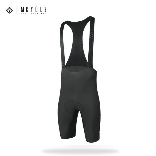 Mcycle Men's Seamless Cycling Bib Shorts with Elastic Interface Pads MK077