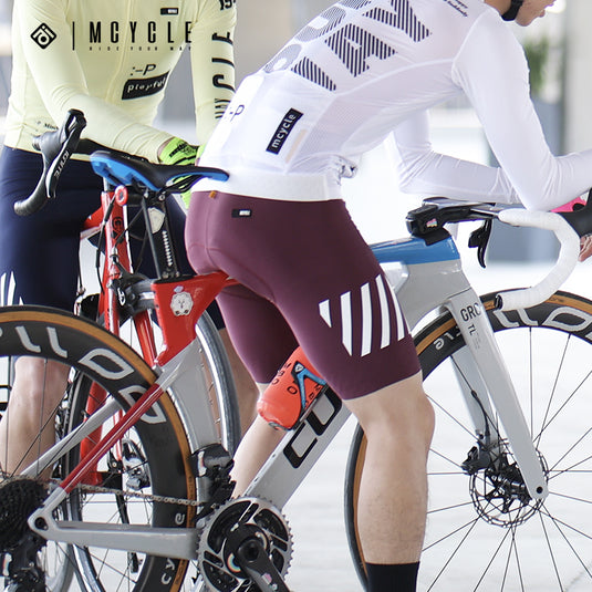 Mcycle Women's Cycling Bib Shorts with Elastic Interface Pads MK077W