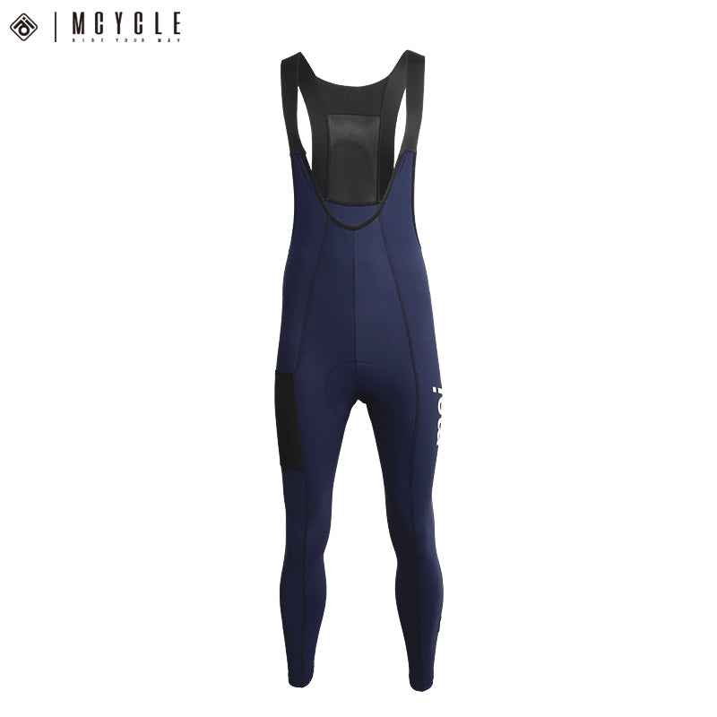 Load image into Gallery viewer, Mcycle Men's Cycling Thermal Bib Tight with Pocket MK086
