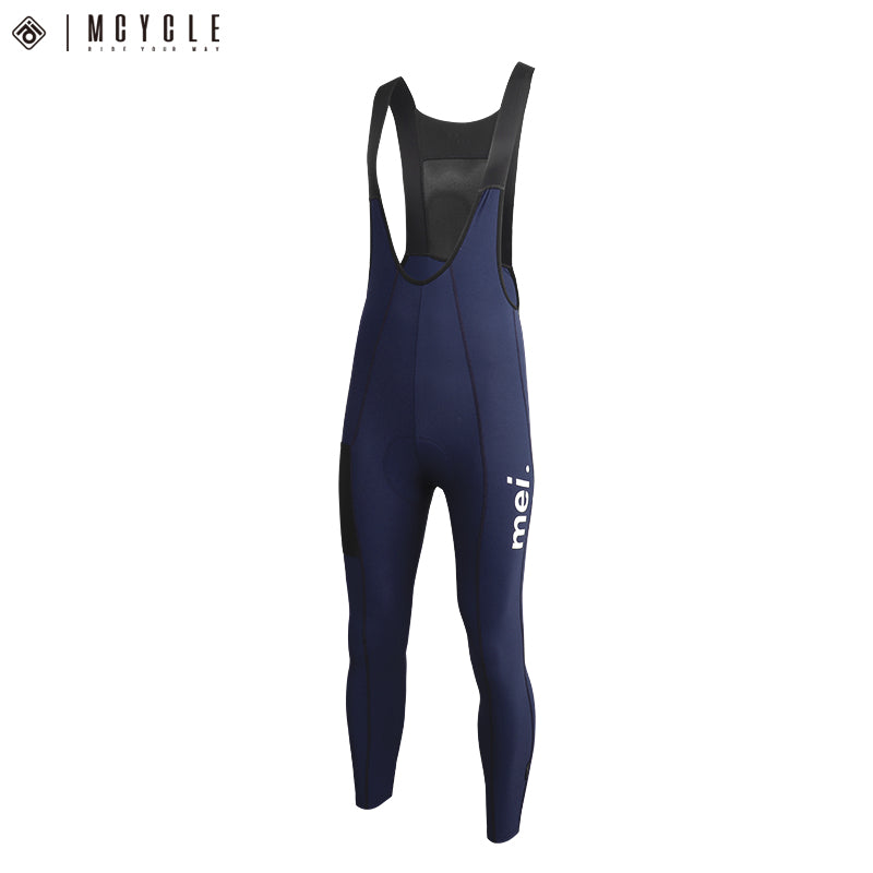 Load image into Gallery viewer, Mcycle Men's Cycling Thermal Bib Tight with Pocket MK086

