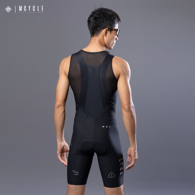 Load image into Gallery viewer, Mcycle Men's Cycling Bib Shorts with Elastic Interface Pads MK100
