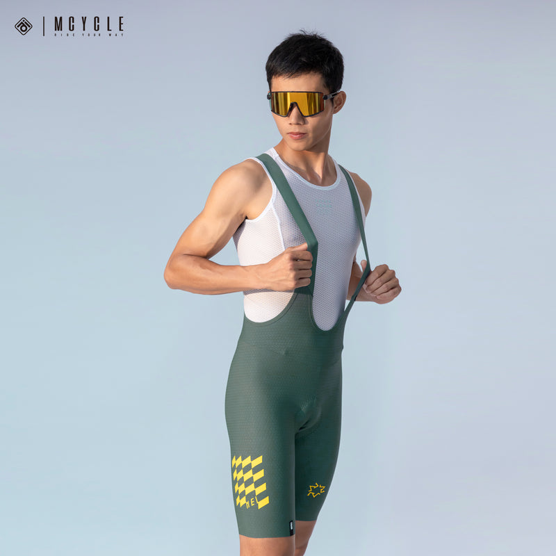 Load image into Gallery viewer, Mcycle Men's Cycling Bib Shorts with Elastic Interface Pads MK100
