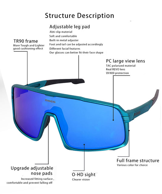 MOEG Cycling Sunglasses MO9160