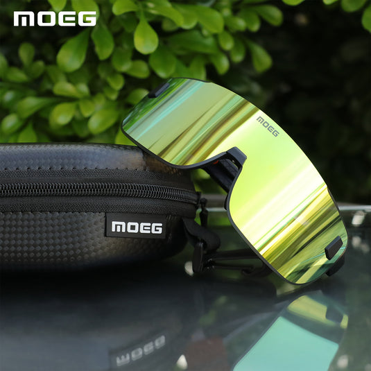 MOEG Cycling Sunglasses with Polarized REVO Lens MO9370