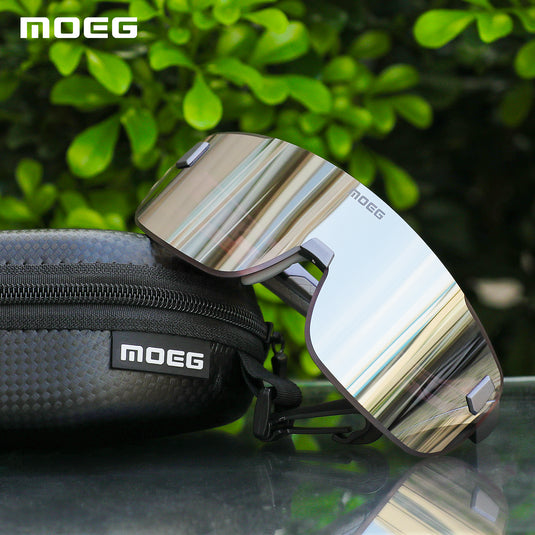 MOEG Cycling Sunglasses with Polarized REVO Lens MO9370