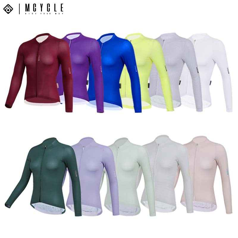 Load image into Gallery viewer, Mcycle Women&#39;s Cycling Jersey Long Sleeve MY094
