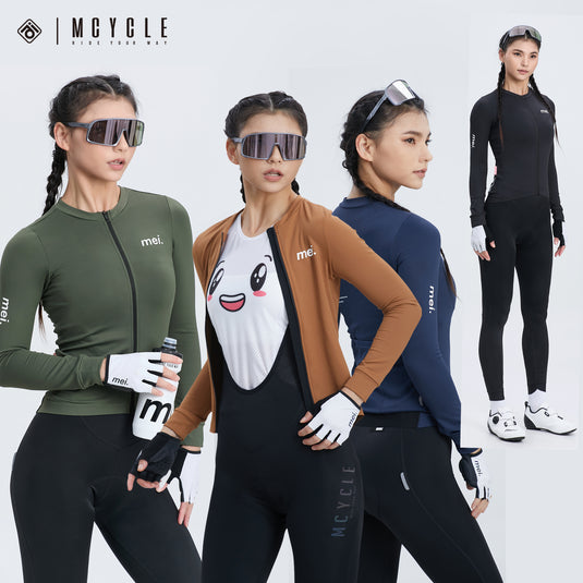 Mcycle Women's Thermal Long Sleeve Jersey 8-18℃ MY253W