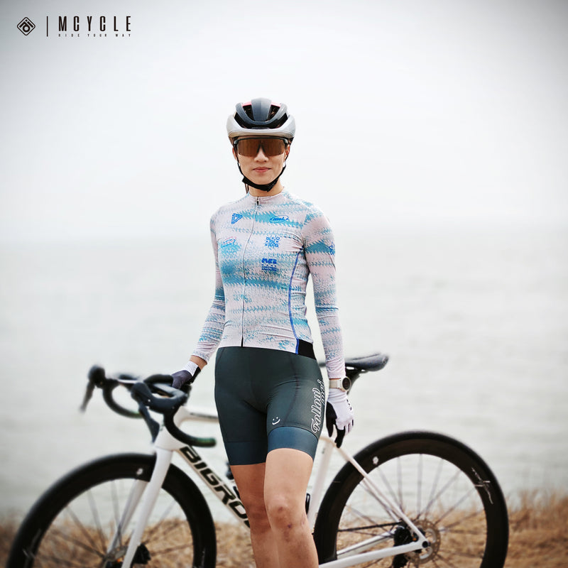 Load image into Gallery viewer, Mcycle Women's Pro Long Sleeve Cycling Jersey MY337W
