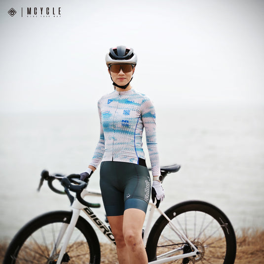 Mcycle Women's Pro Long Sleeve Cycling Jersey MY337W
