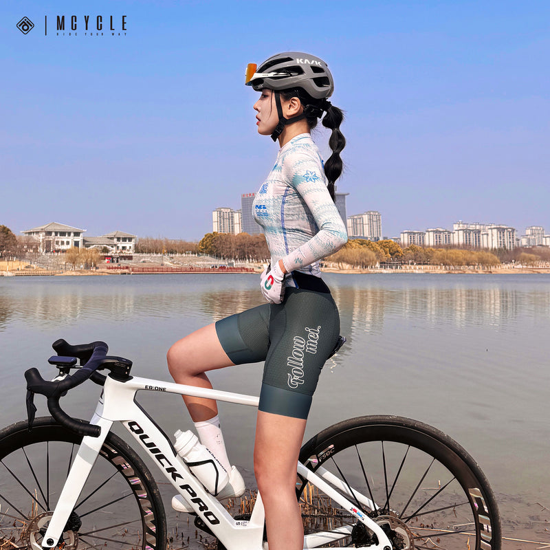 Load image into Gallery viewer, Mcycle Women's Pro Long Sleeve Cycling Jersey MY337W
