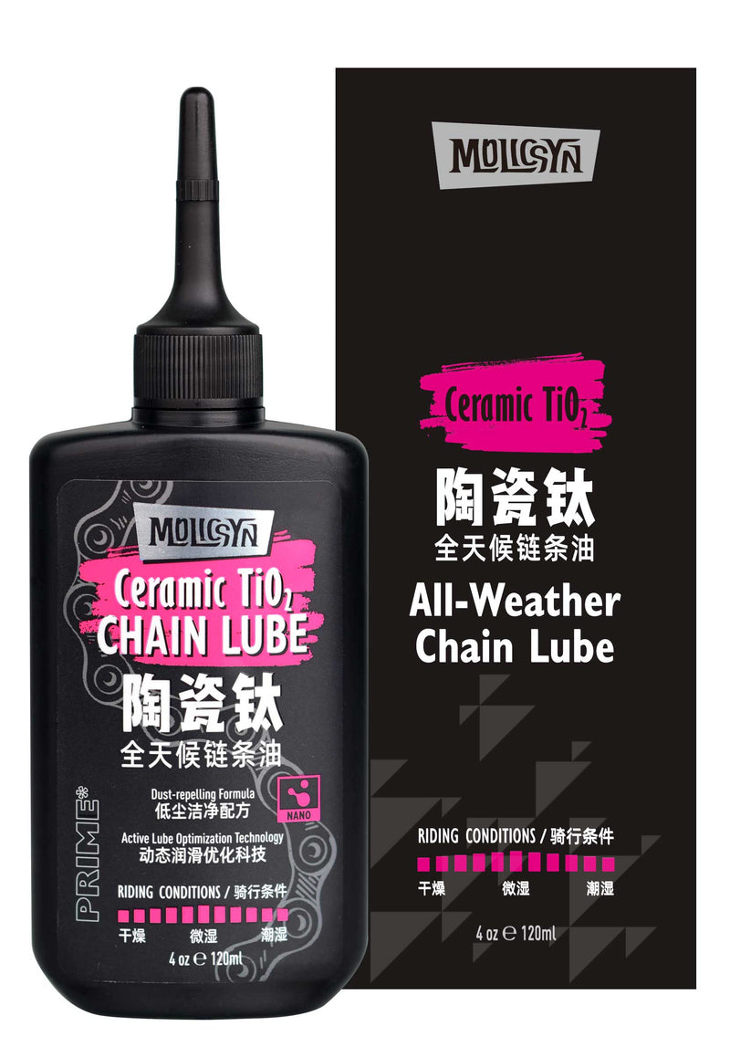 Load image into Gallery viewer, MolicSYN Ceramic TiO2 Chain Lube Primax All-weather Chain Lubricant
