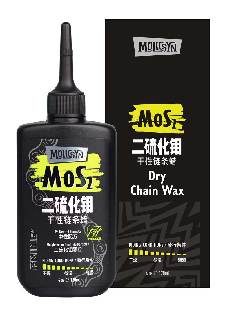 Load image into Gallery viewer, MolicSYN MoS₂ Molybdenum Disulfide Dry Chain lubricant 120ml Chain Wax
