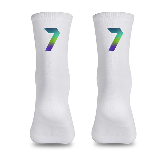 Reflective Digital Cycling Sports Socks