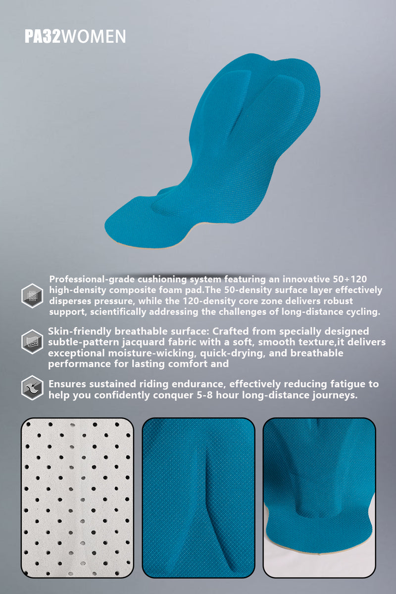 Load image into Gallery viewer, Mcycle Women's Pro Elite Cycling Bib Shorts | MK103W Series
