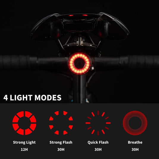 ROCKBROS Q3 Smart Bike Brake & Tail Light