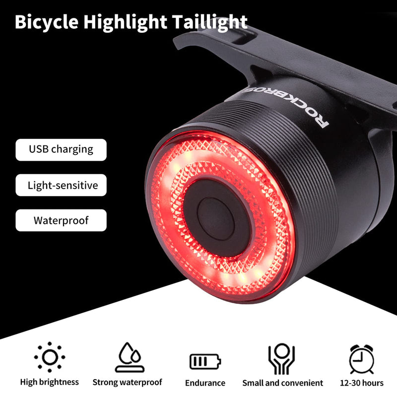 Load image into Gallery viewer, ROCKBROS Q3 Smart Bike Brake &amp; Tail Light
