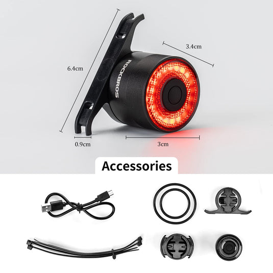 ROCKBROS Q3 Smart Bike Brake & Tail Light