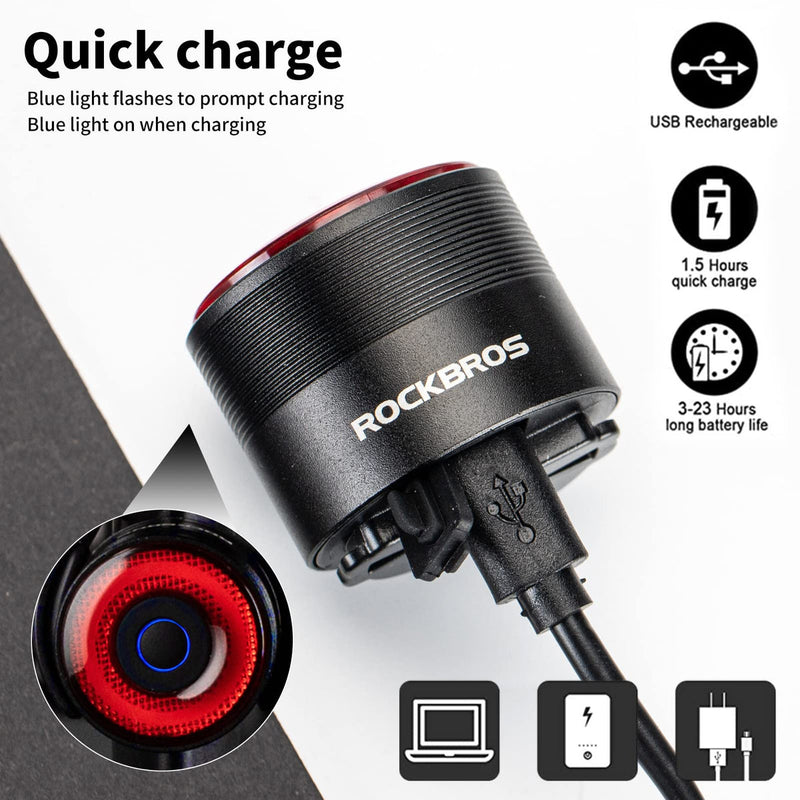 Load image into Gallery viewer, ROCKBROS Q3 Smart Bike Brake &amp; Tail Light

