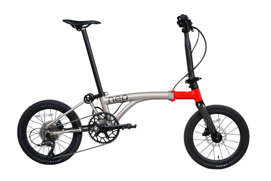 JAVA NEO 9 Speed 16 Inch Triple-fold Folding Bike