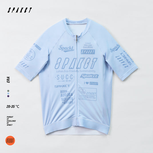 Spakct Era Men's Short-Sleeve Cycling Jersey | UV 40+ Protection, Quick-Dry, Slim Fit Road Bike Shirt YB111138