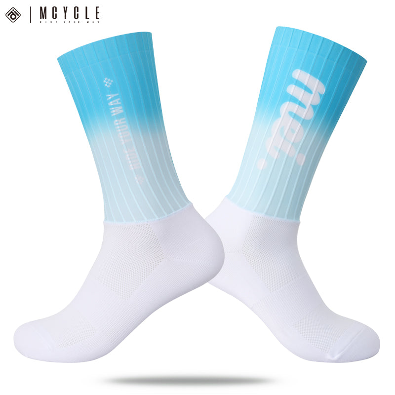 Load image into Gallery viewer, Mcycle Multiple Colors Patchwork Aero Cycling Socks MP048
