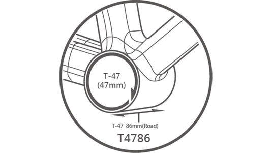 TRiPEAK T47 86mm Road 3-in-1 Bottom Bracket G5 Ceramic Bearing